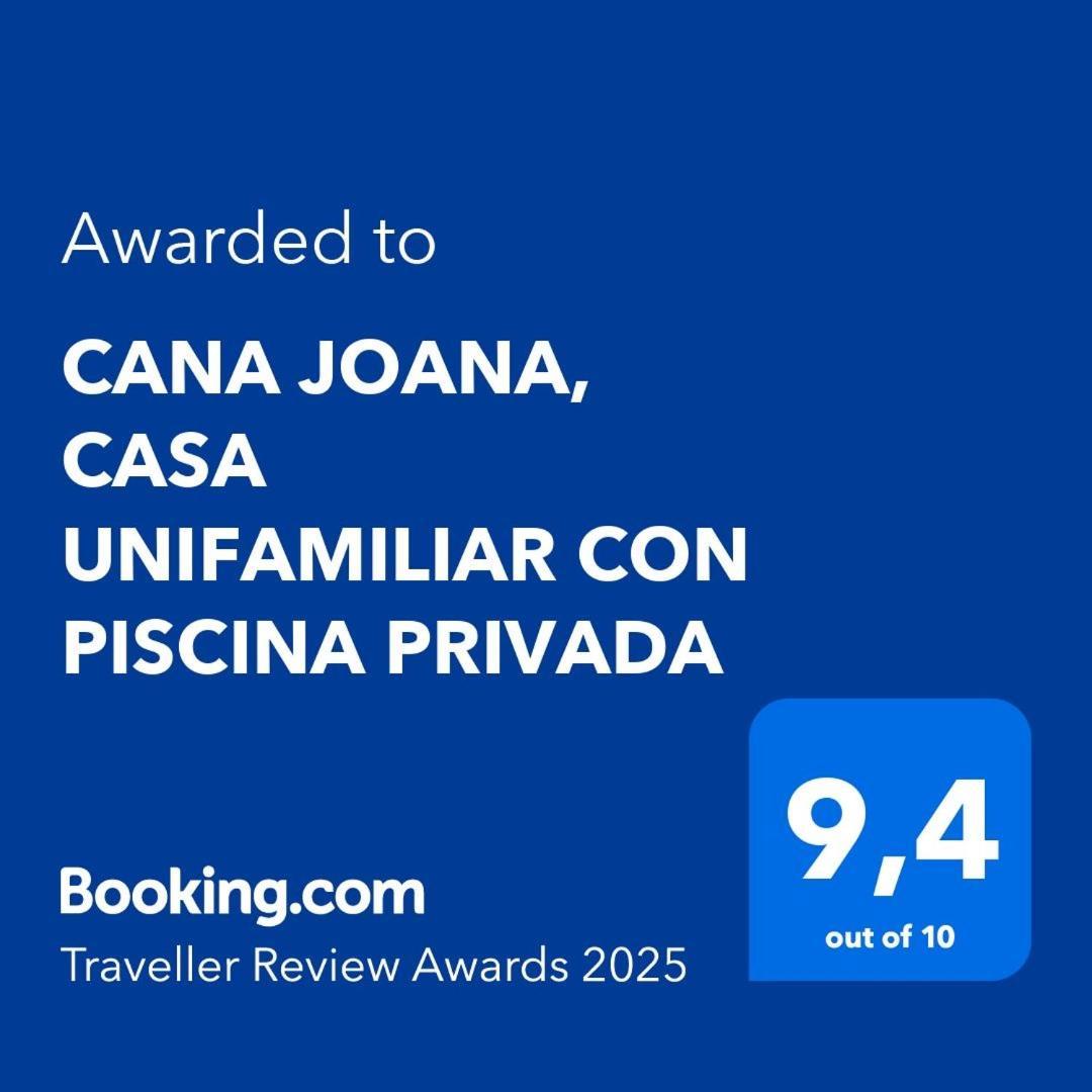 Cana Joana, Casa Unifamiliar Con Piscina Privada Javea Exterior photo